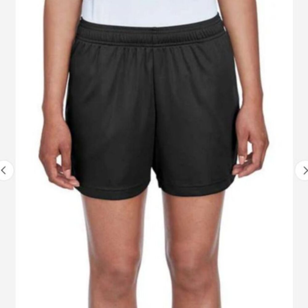 Team 365 Women's Zone Performance Athletic Shorts Black Size Small NWT